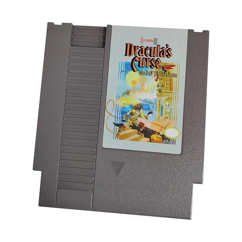 Castlevania 3 Gold Edition(MMC5) NES Cartridge 72 Pin Retro Classic Video Game Card For 8 Bit Entertainment System Console - Eng