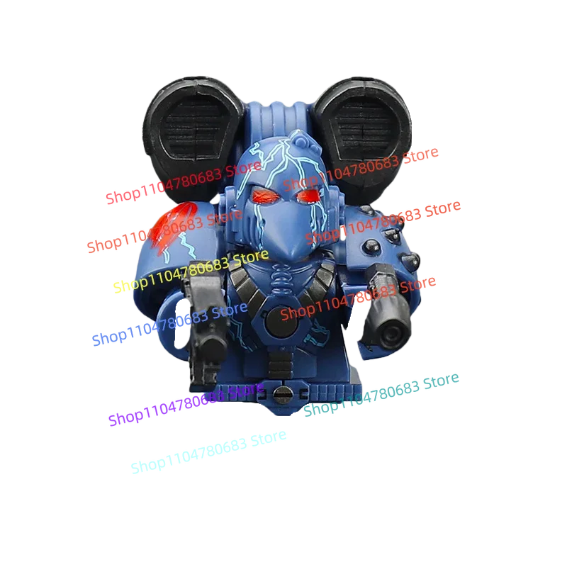 MOC Building Blocks Purple Legion Warrior Mini Figure Assembly Model Display Anime Cartoon Toy Decoration Gift Collectible