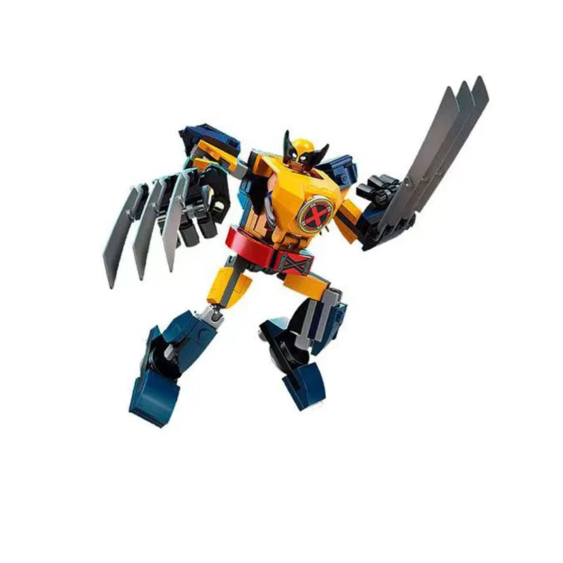 76270 76302 Superhero Bricks Avengers Thor Iron Man Thanos Assemble Compatible Action Figure Toy Building Blocks Model Ornament