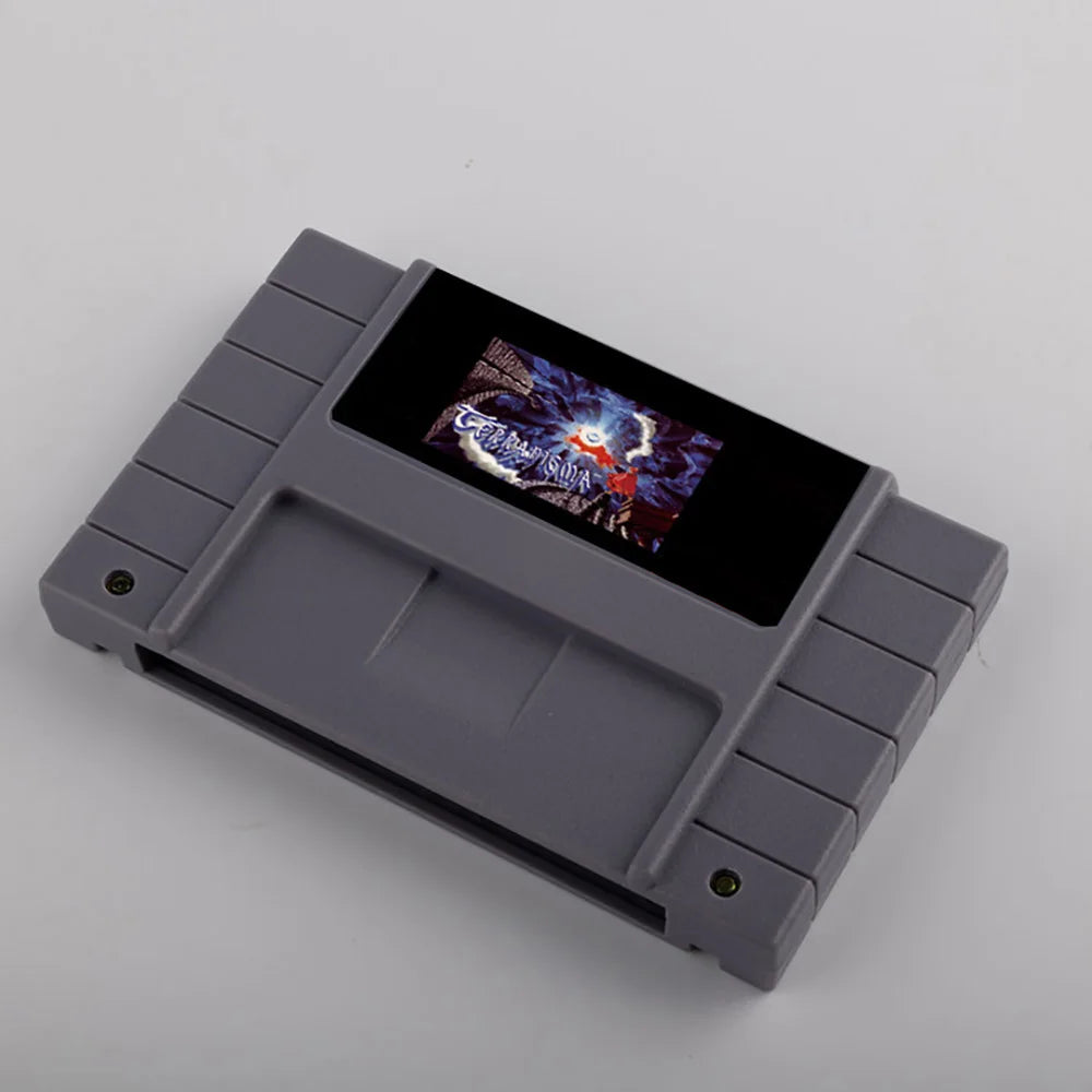 Terranigma RPG game Card for SNES EUR PAL USA NTSC 16bit Game Consoles with Retail Box  Cartridge