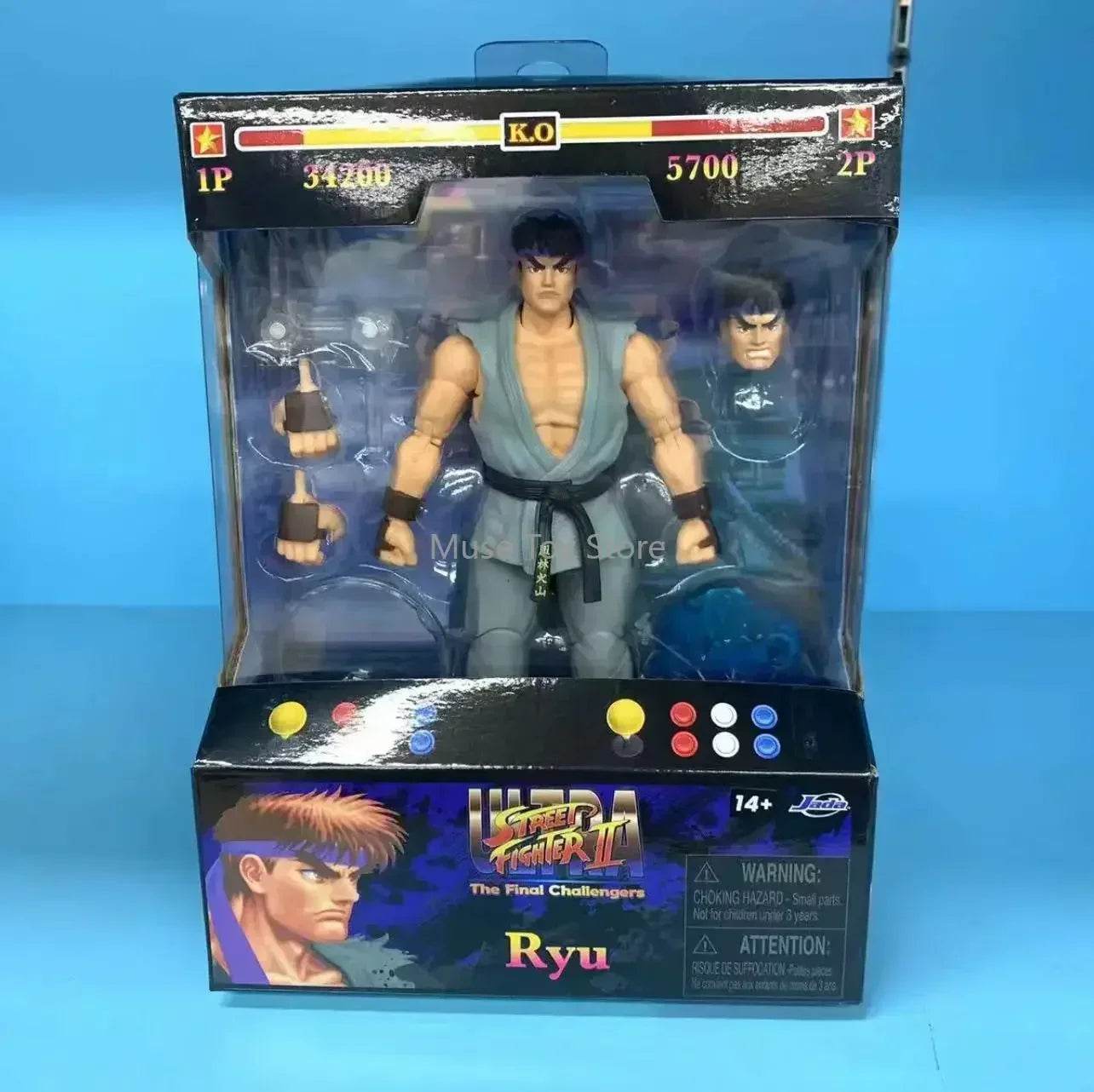 Jada Toys Ultra Street Fighter II Akuma Baison honda Violent Ken RYU Guile 6" Inch Action Figure Collectible Toy Gift In Stock