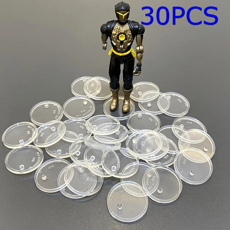Lot 10-100PCS Black & Transparent Stand Base For 3.75inch G.I. JOE Gi Joe Cobra Action Force Soldier Figures Display Accessory