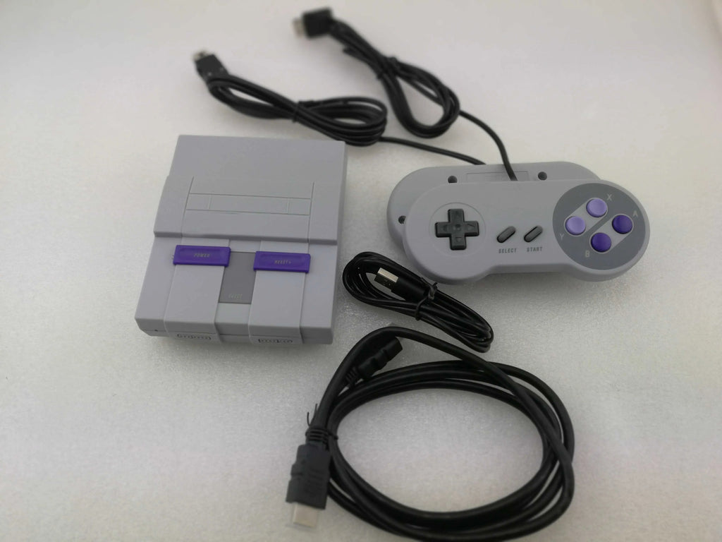16-bit SNES MINI Game Console U.S. Version w/30 Games & Support for Tf Card