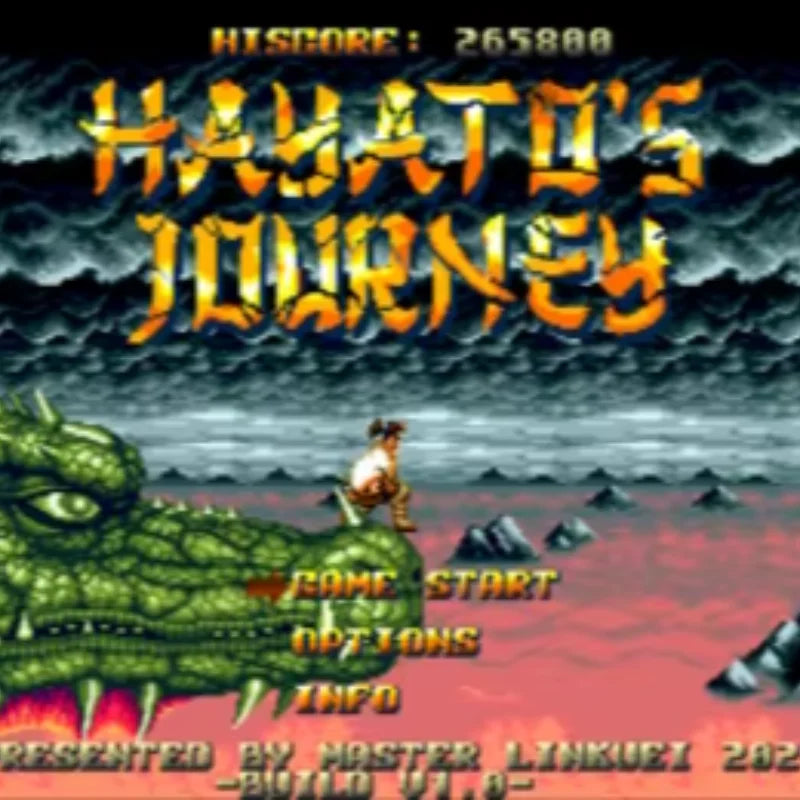 MD Hayato's Journey Mega Drive 16 Bit Game Card