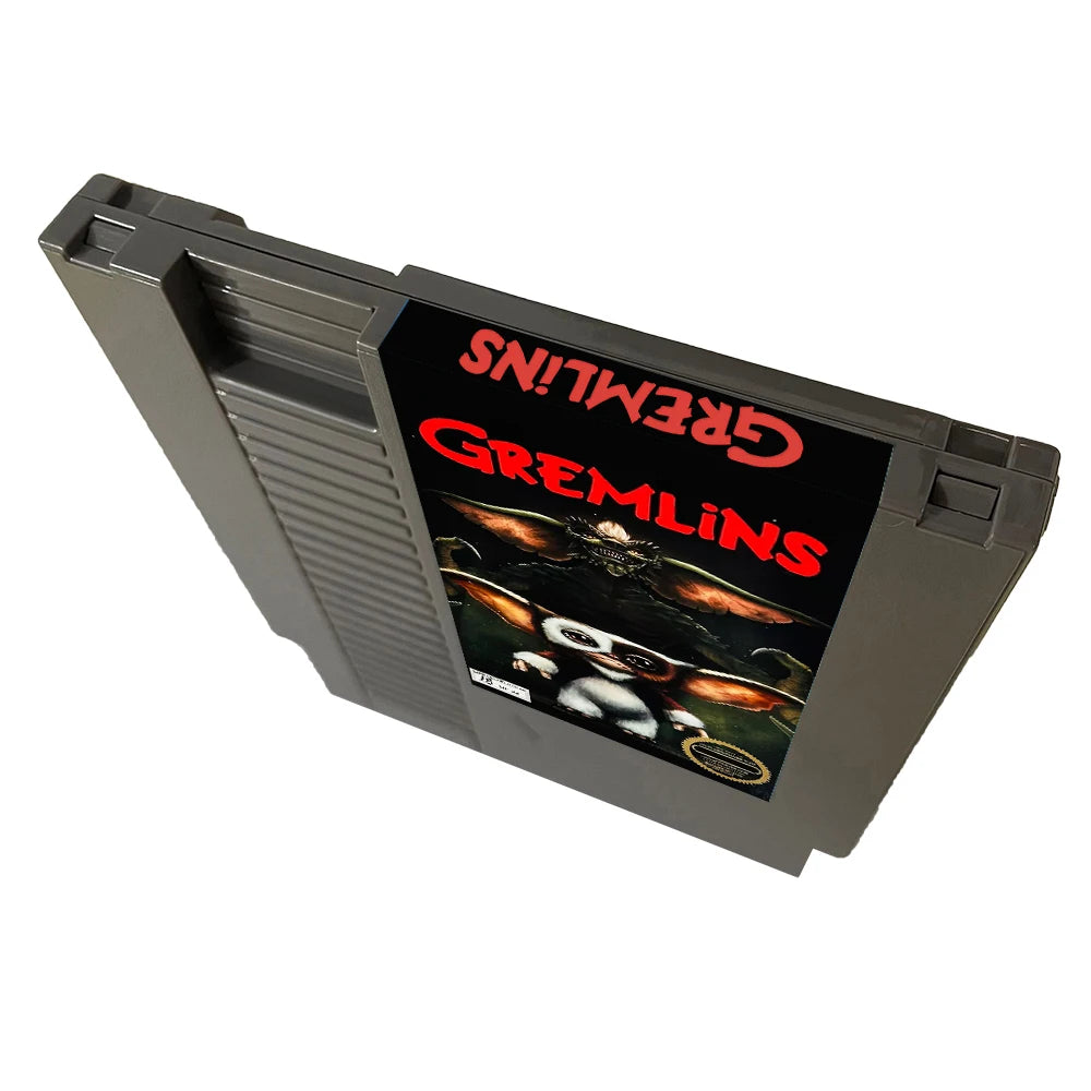 Gremlins Part 1 NES Rom Hack - 8 Bit 72 Pins Game Card PAl/NTSC VERSION Game Cartridge For NES Classic Console - ENGLISH