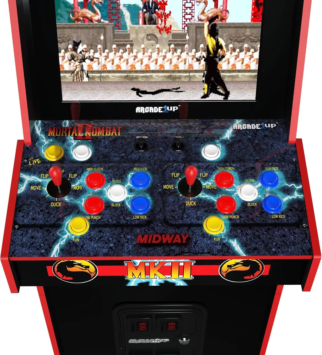 Mortal Kombat II Deluxe Arcade Machine for Home - 5 Feet Tall - 14 Classic Games