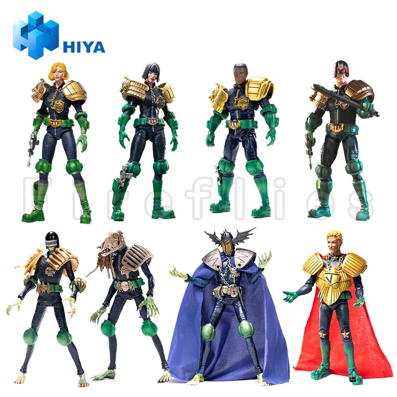 1/18 HIYA 4inch Action Figure Exquisite Mini Series Judge Dredd Series