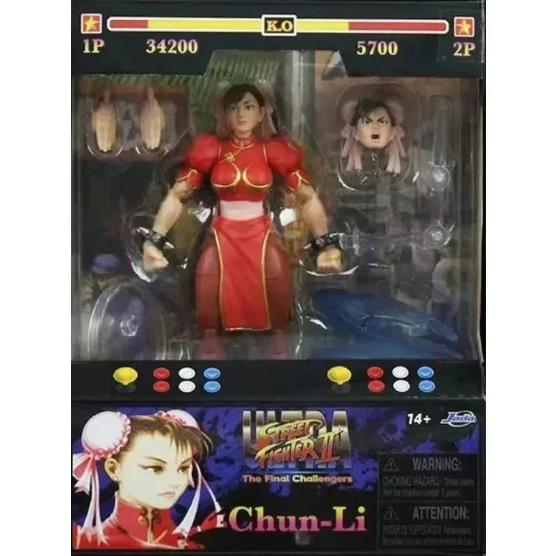 Jada Toys Ultra Street Fighter II M.Bison Dhalsim Violent Ken RYU Guile 6" Inch