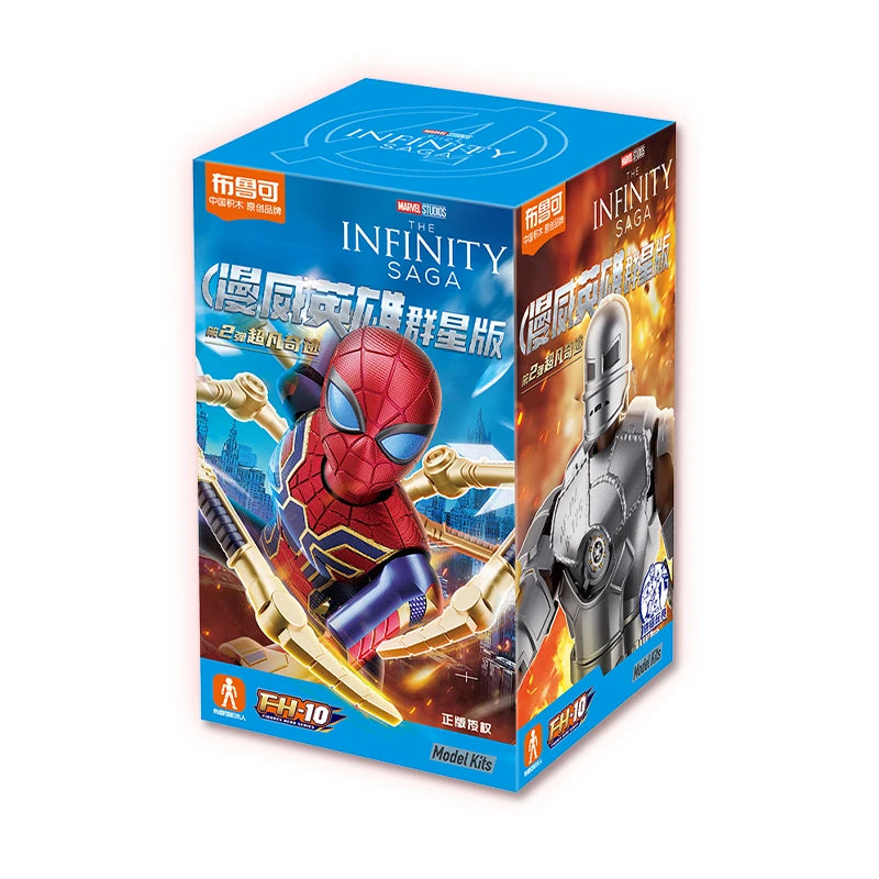 BLOKEES Spider-Man Venom Scarlet Spider Green Goblin Miles Morales Gwen Doctor Octopus Mysterio Scorpion Action Figure Toys Gift