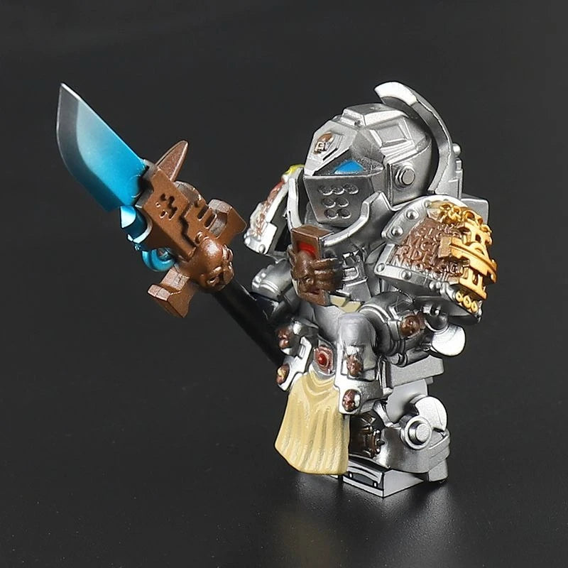 Creative Roman Warrior Brick Man Robot Model Hobby Children's Puzzle Toy Gift for Children's Holiday Gift Collection Decoration