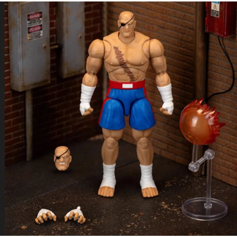 Jada Toys Ultra Street Fighter II M.Bison Dhalsim Violent Ken RYU Guile 6" Inch