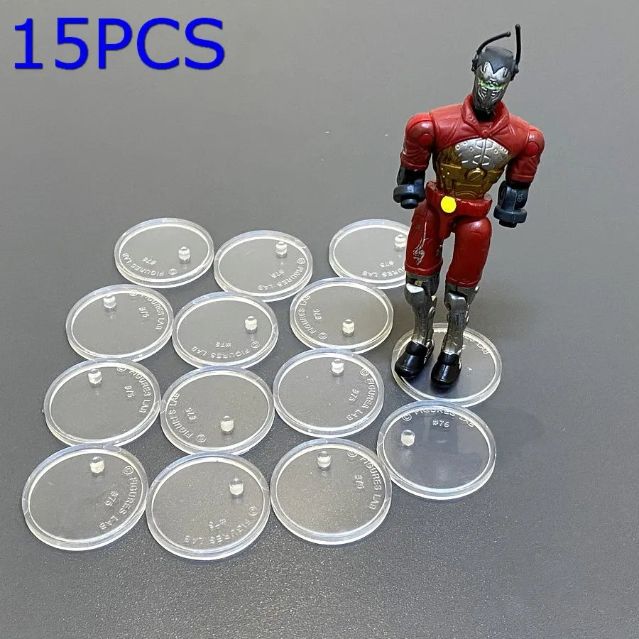 Lot 10-100PCS Black & Transparent Stand Base For 3.75inch G.I. JOE Gi Joe Cobra Action Force Soldier Figures Display Accessory