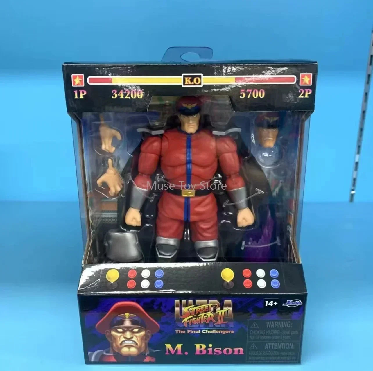 Jada Toys Ultra Street Fighter II Akuma Baison honda Violent Ken RYU Guile 6" Inch Action Figure Collectible Toy Gift In Stock