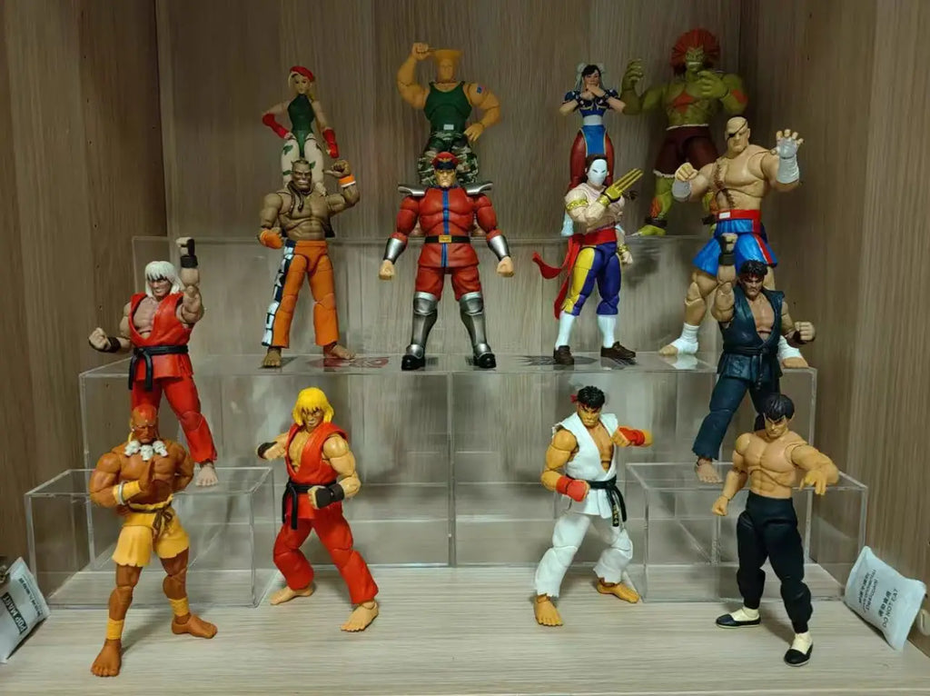 In Stock Jada Toys Ultra Street Fighter II M.Bison Dhalsim Violent Ken RYU Chun Li 6" Inch Action Figure Collectible Toy Gift