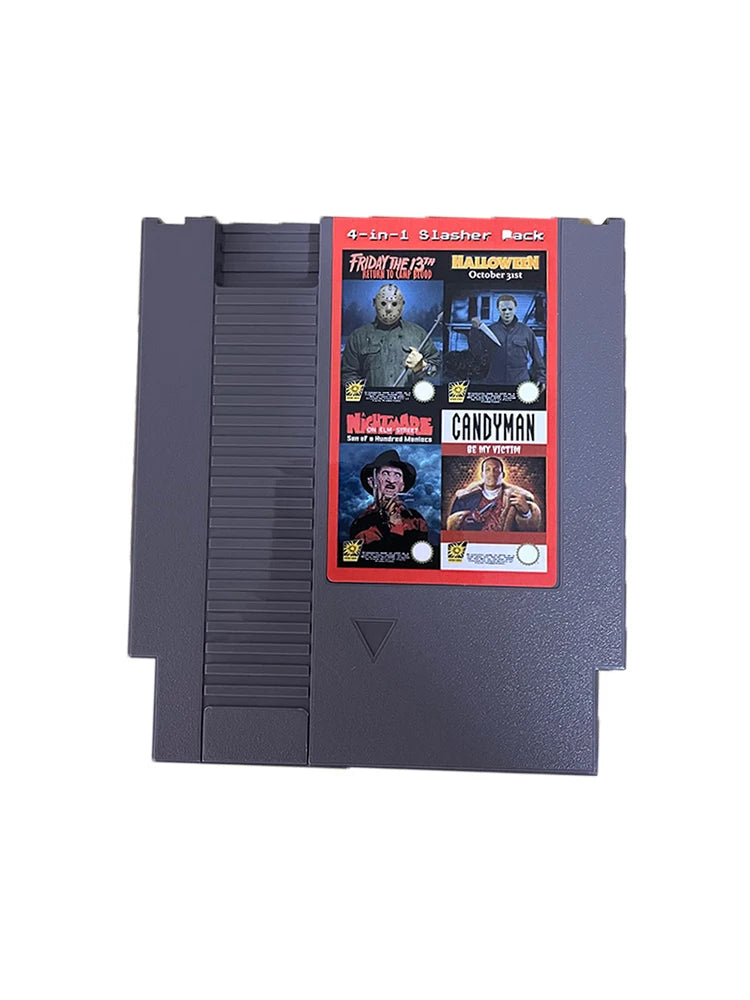 Brand NEW Video Game - 4 in 1 Slasher Pack NES Games Cartridge For 8 Bit 72 Pins Entertainment System Console