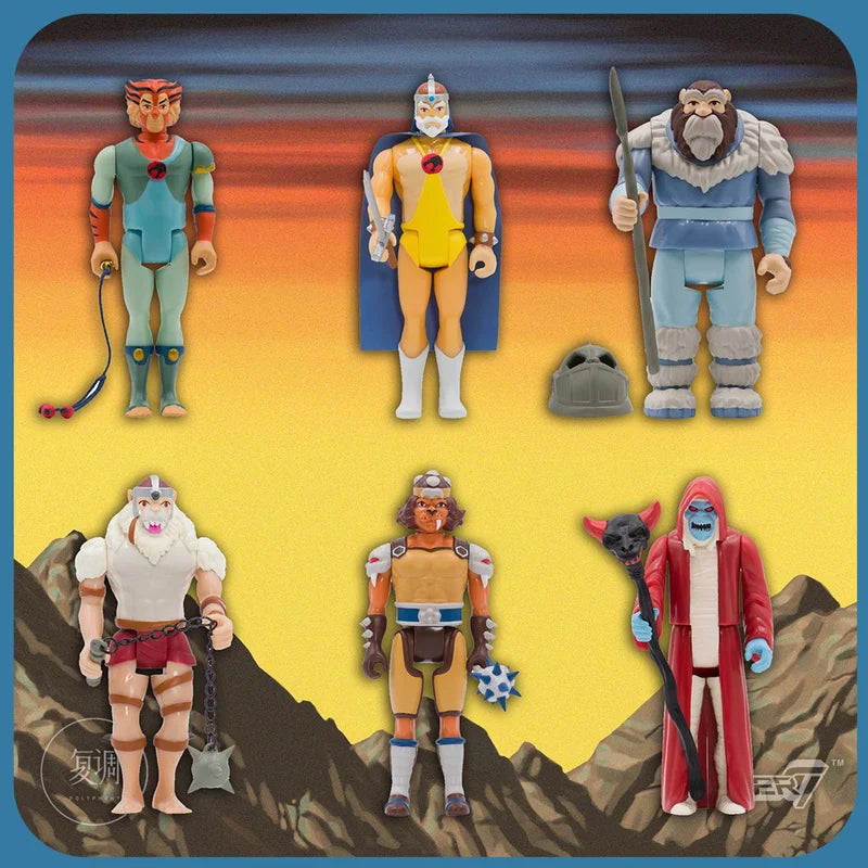 In Stock Super7 Thundercats ReAction Wave 2 Anime Cartoon Model Toy Collection Gift Doll Christmas Birthday