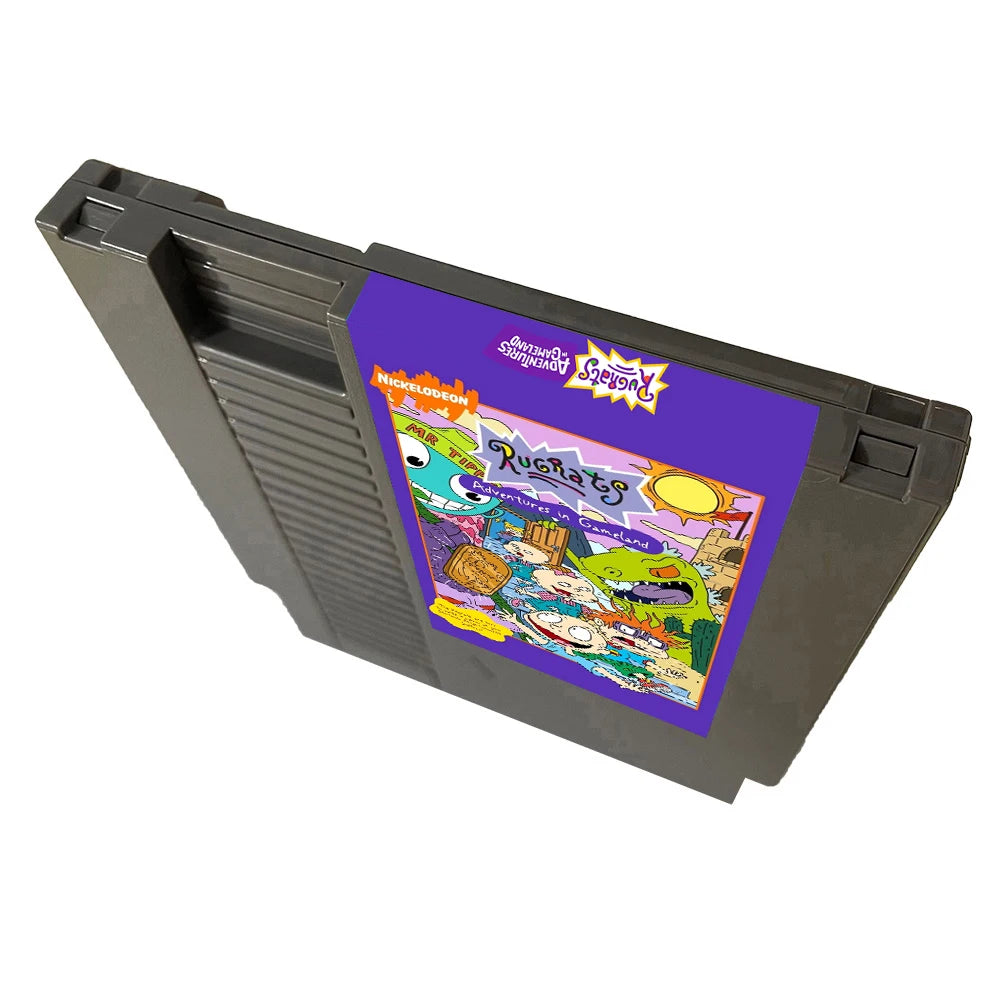 Rugrats Adventures in Gameland - 8 bit Game Cartridge for NES Game Consoles