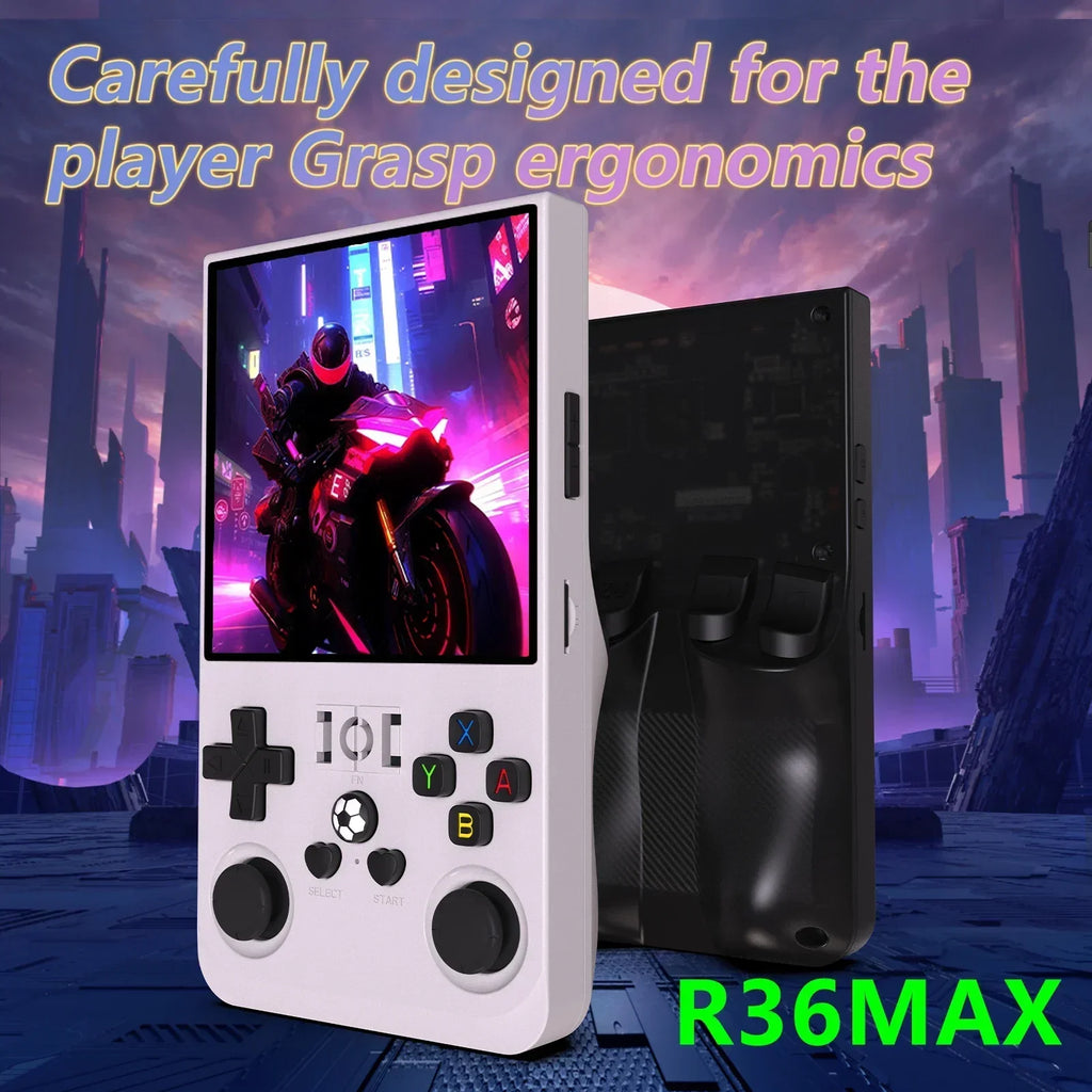 R36MAX Game Console 64GB 128GB 18000+GAMES Linux System 4.0 inch