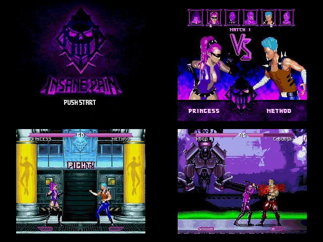 Insane Pain MD 16 Bit Game Cartridge For Mega Drive Genesis Retro Game Accessory