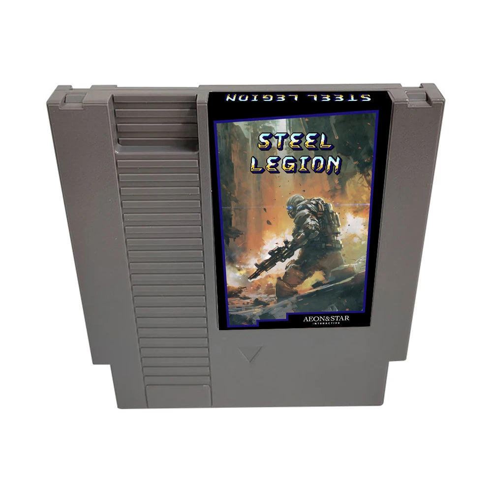 Steel Legion - 8 bit Game Cartridge for NES Game Console