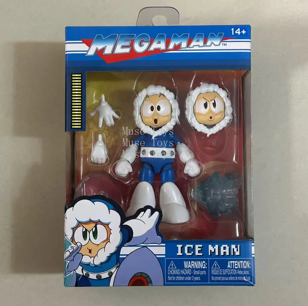 New in Stock Jada Toys Mega Man Ice Fire Cut Elec Hyper Tree Bubble Action Figure Collectible Toy Gift