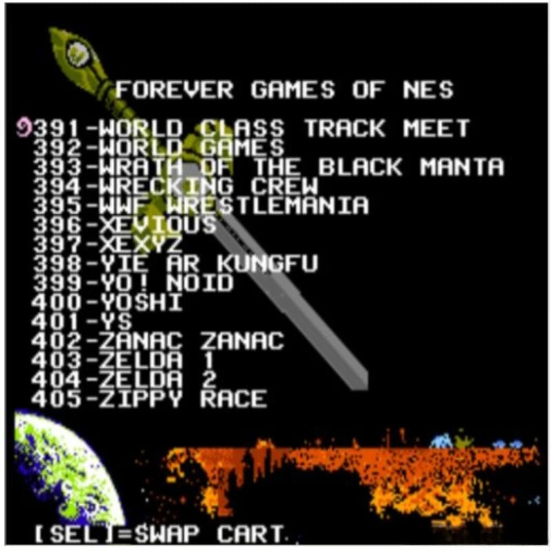 FC Game Cartridge 852 in 1 (405+447) for FC Consoles