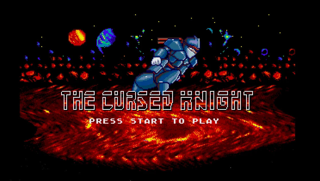 The Cursed Knight Full Edition 16Bit MD Game Cartidge For Mege Drive Genesis