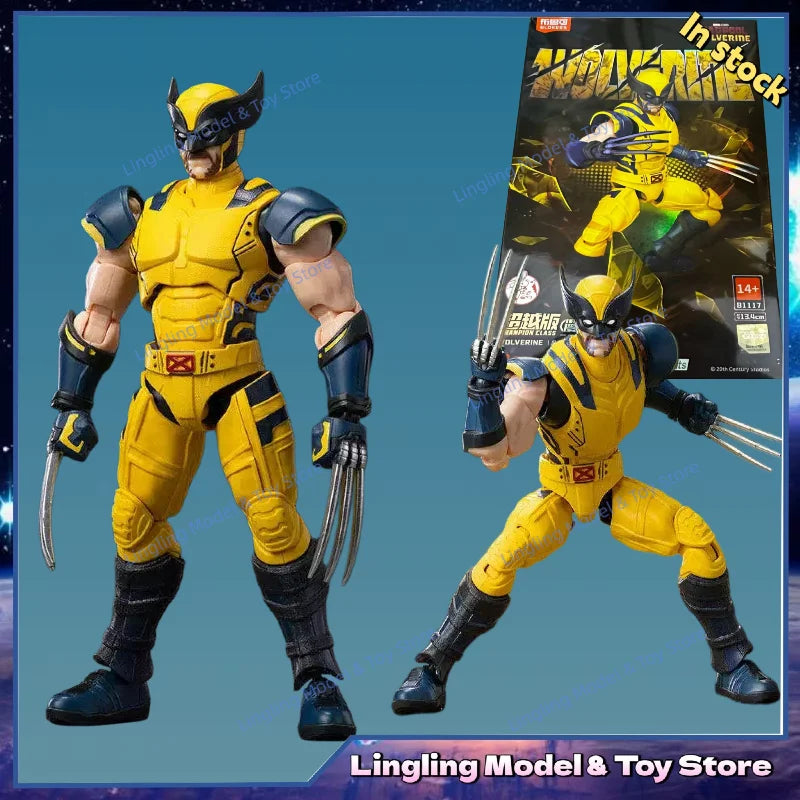 In Stock New Original Blokees Marvel Heroes Beyond Version Wolverine Super 13.4 Cm Figure Gifts Toys Collection