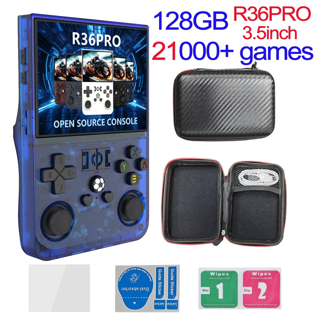 R36MAX Game Console 64GB 128GB 18000+GAMES Linux System 4.0 inch