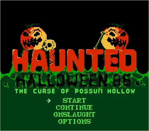 Haunted Halloween '86 (2018) Game Cartridge for FC/NES Consoles