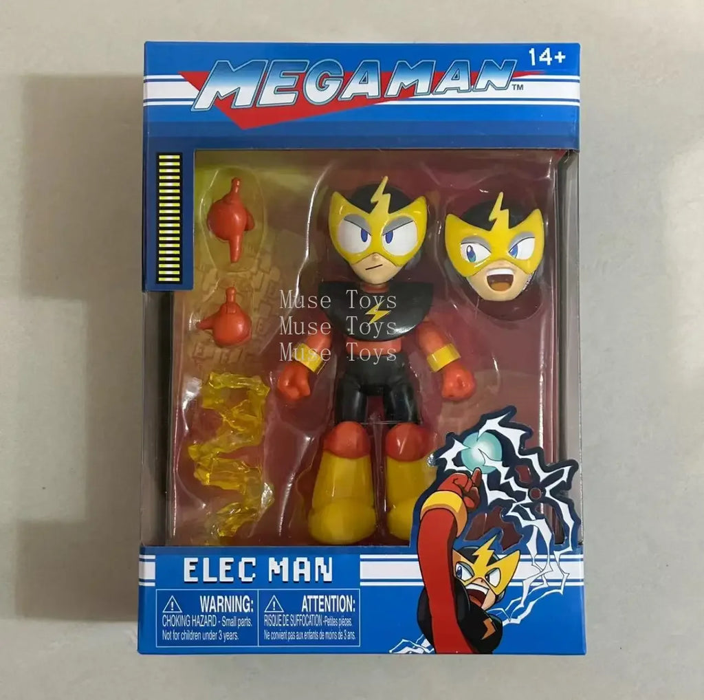 New in Stock Jada Toys Mega Man Ice Fire Cut Elec Hyper Tree Bubble Action Figure Collectible Toy Gift