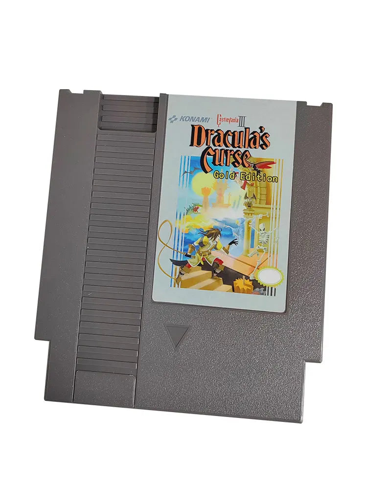 Castlevania 3 Gold Edition(MMC5) NES Cartridge 72 Pin Retro Classic Video Game Card For 8 Bit Entertainment System Console - Eng