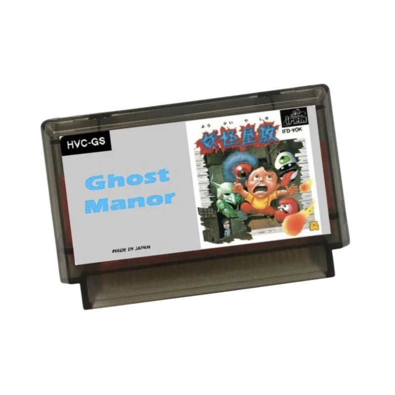 Ghost Manor ( FDS Emulated ) English /Game Cartridge for FC / NES Consoles