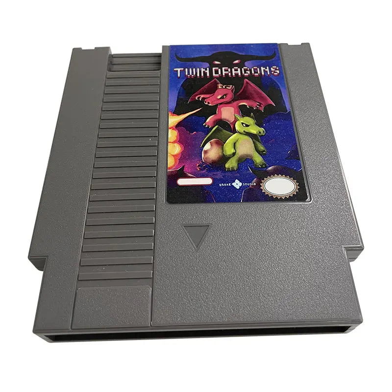 Twin Dragons NES Super Games Cart 72 Pin 8 bit Game Cartridge - LIMITED EDITION (Mapper 30)