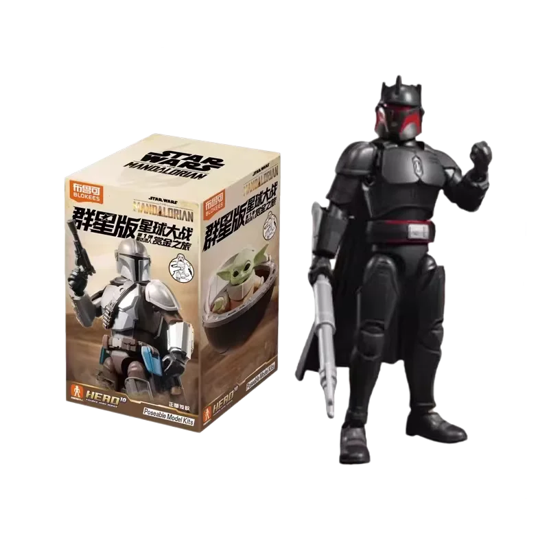 Original Blokees Star Wars Galaxy Edition Vol.1 The Mandalorian Bounty Tour Blind Box Action Figure Hero Collection Boy Gift Toy