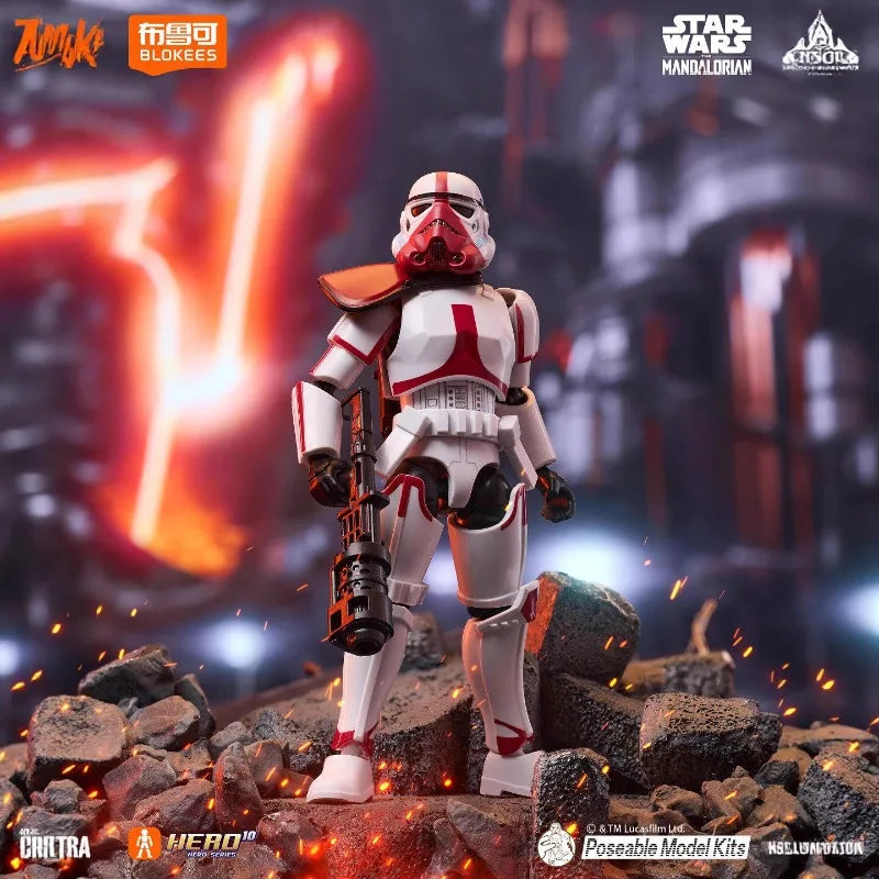 Original Blokees Star Wars Galaxy Edition Vol.1 The Mandalorian Bounty Tour Blind Box Action Figure Hero Collection Boy Gift Toy