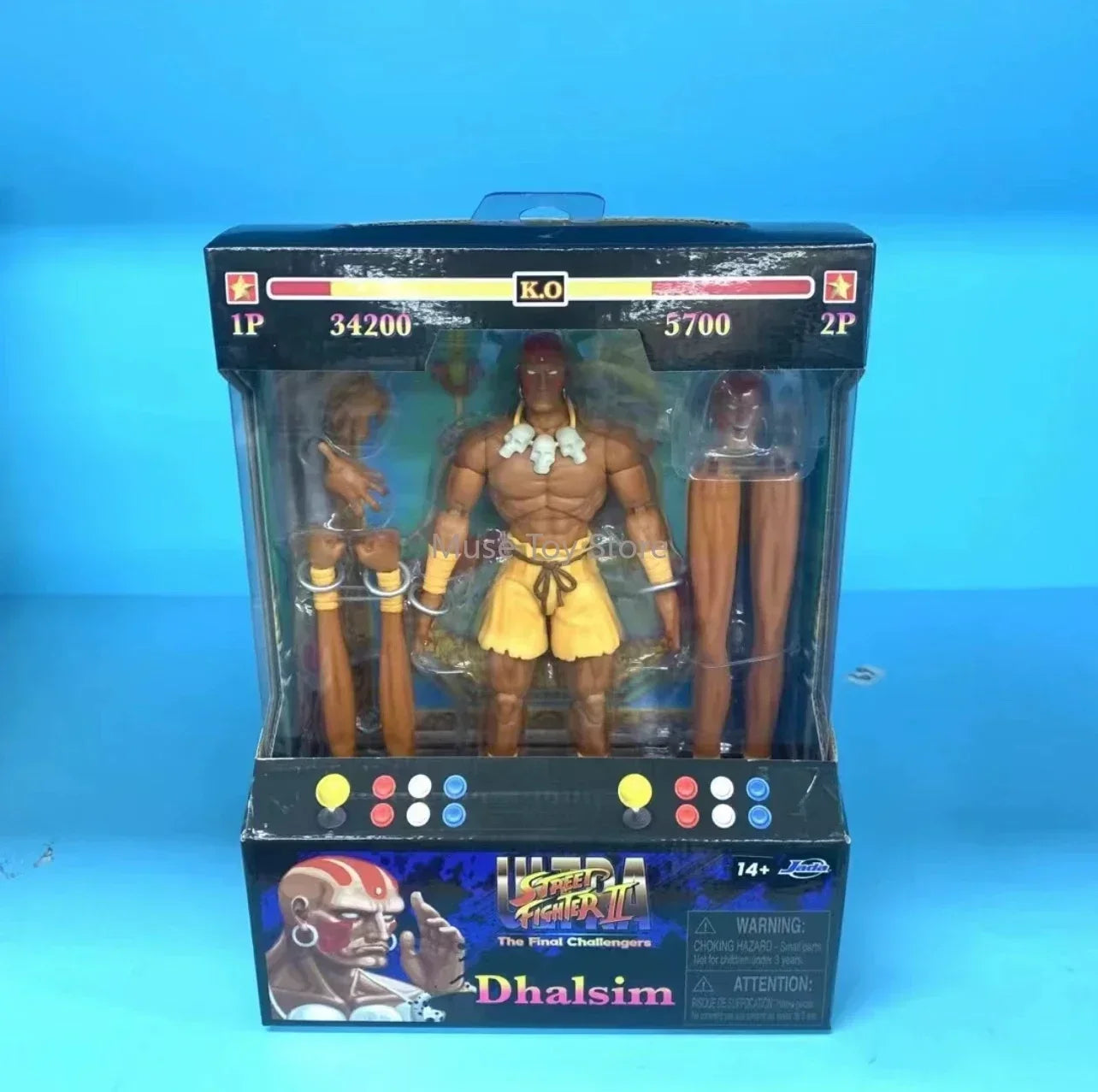 Jada Toys Street Fighter II Akuma 6 Inch Action Figure Collectible Toy Gift Official Licensed Fighting Game Character PVC