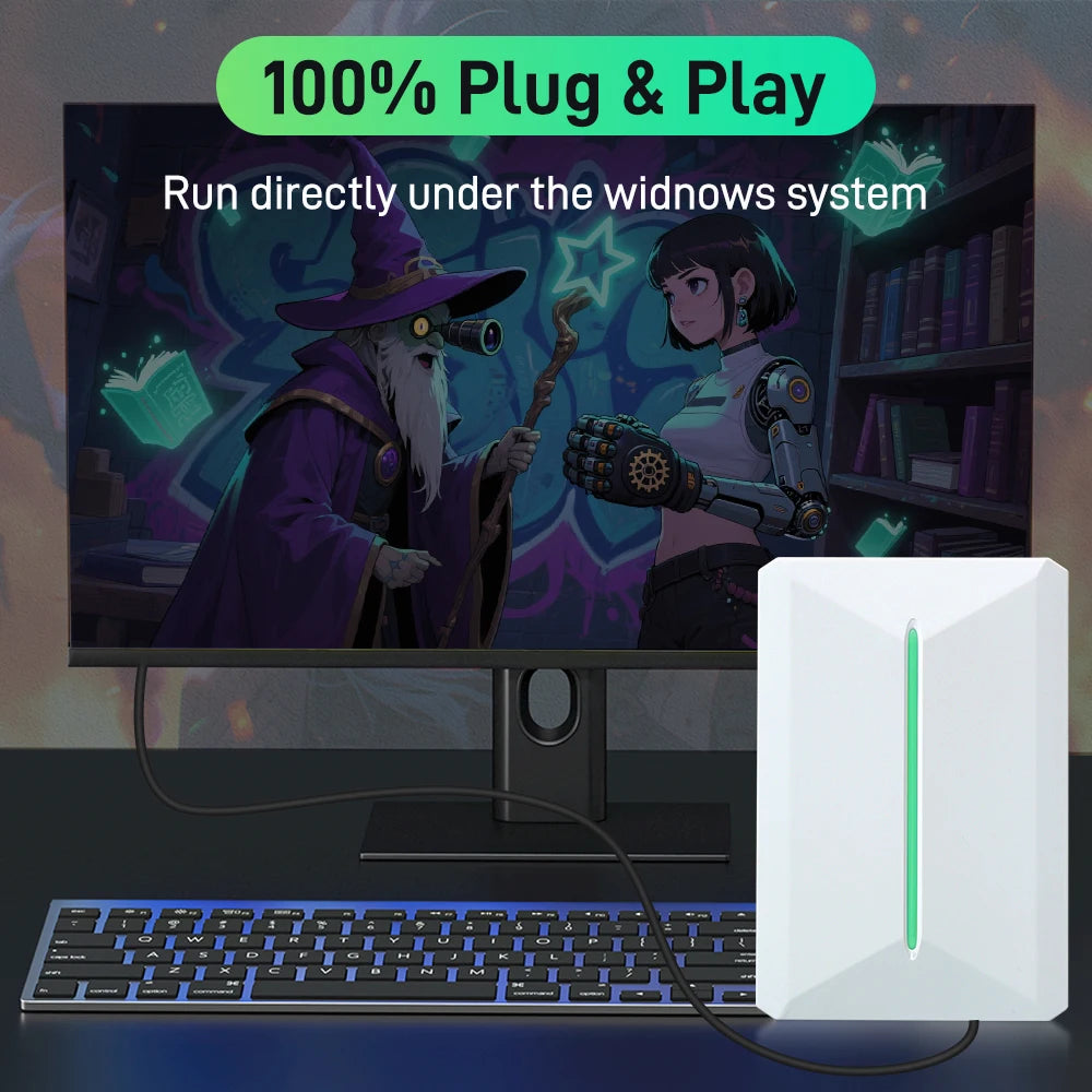 Playnite&Retrobat 500GB Game Hard Drive Consoles Retro Gaming HDD With 38200+Games&49 Emulators Plug&Play for PS3/PS2/PS1/N64