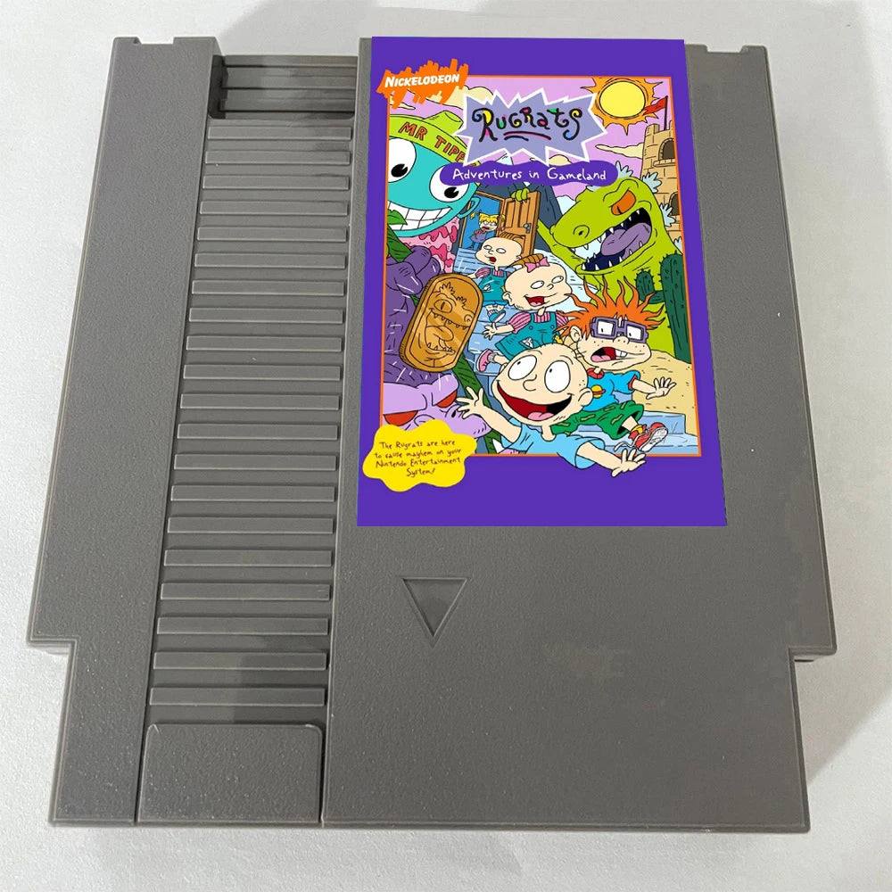 Rugrats Adventures in Gameland - 8 bit Game Cartridge for NES Game Consoles