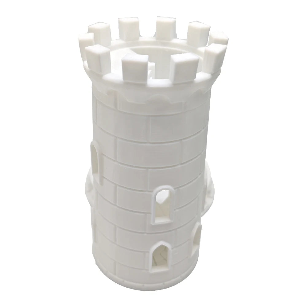 DND Medieval Dice Tower Twister Accessory for Role Playing Board Games Tabletop Rolling Castle Tray