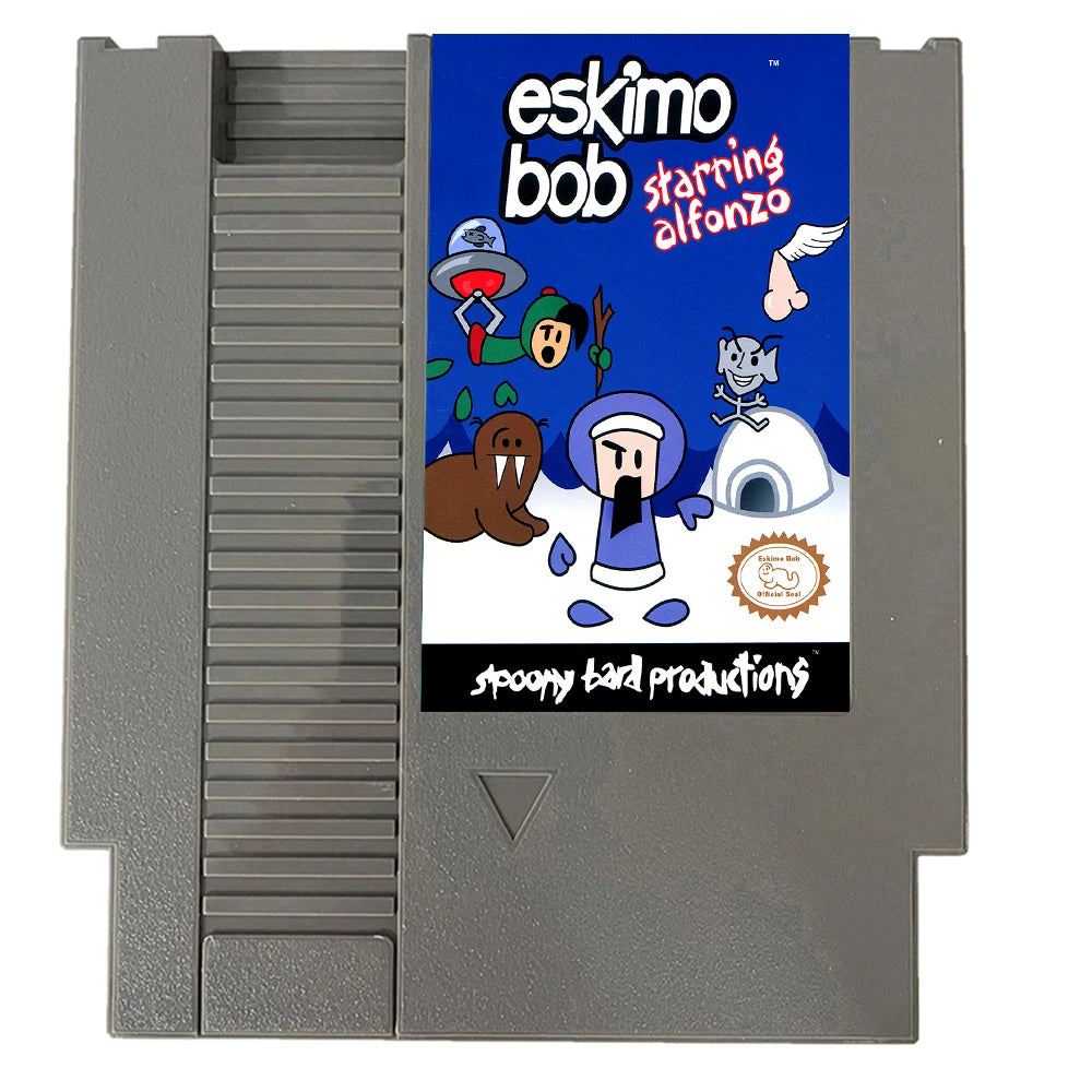 Eskimo Bob: Starring Alfonzo - Game Cartridge for NES