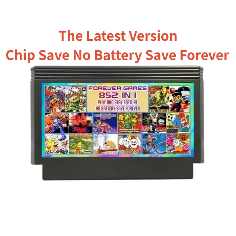 FC Game Cartridge 852 in 1 (405+447) for FC Consoles