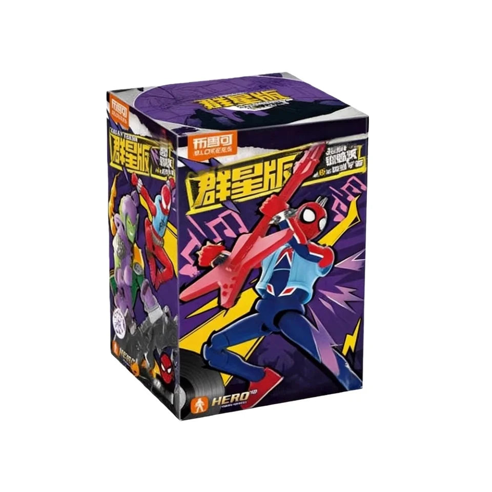 Blokees Superhero Spider-Man building blocks The Avengers GV05|06 Mile Gwen Ghost Spider Spider-Pig Venom Collect Gifts In stock