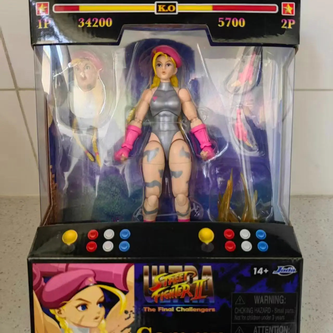 Jada Toys Street Fighter II Akuma 6 Inch Action Figure Collectible Toy Gift Official Licensed Fighting Game Character PVC