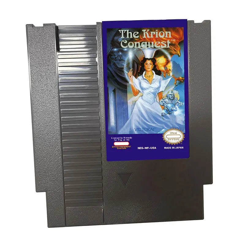 Krion-ConquestGame Cartridge For NES 8 Bit Video Game Consoles