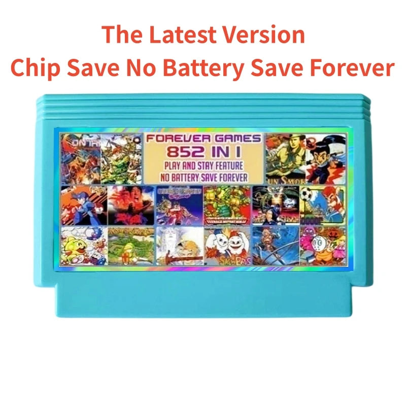 FC Game Cartridge 852 in 1 (405+447) for FC Consoles