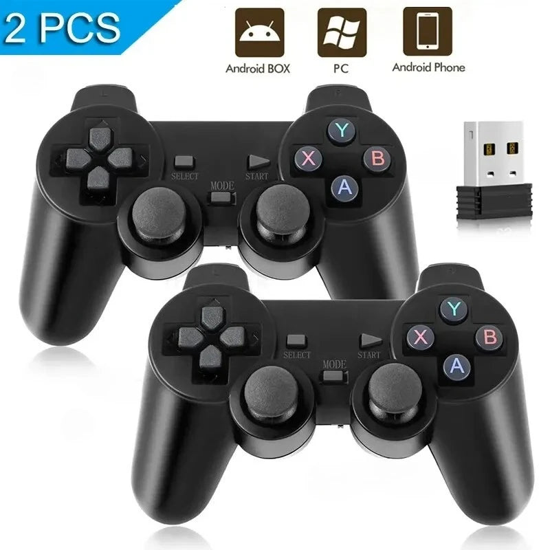 Universal 2.4G Wireless Game Controller USB Gamepad Joystick for PC Android TV Box Phone Gaming Accessories