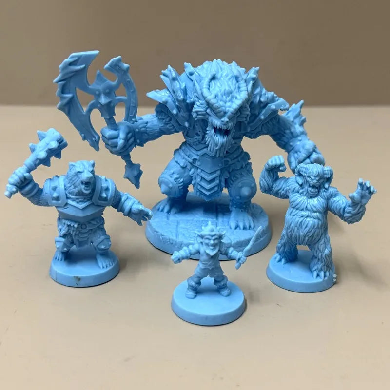 Set Heroes Orcs Enemies Furniture Miniatures Heroquest Mage of the Mirror Board Game
