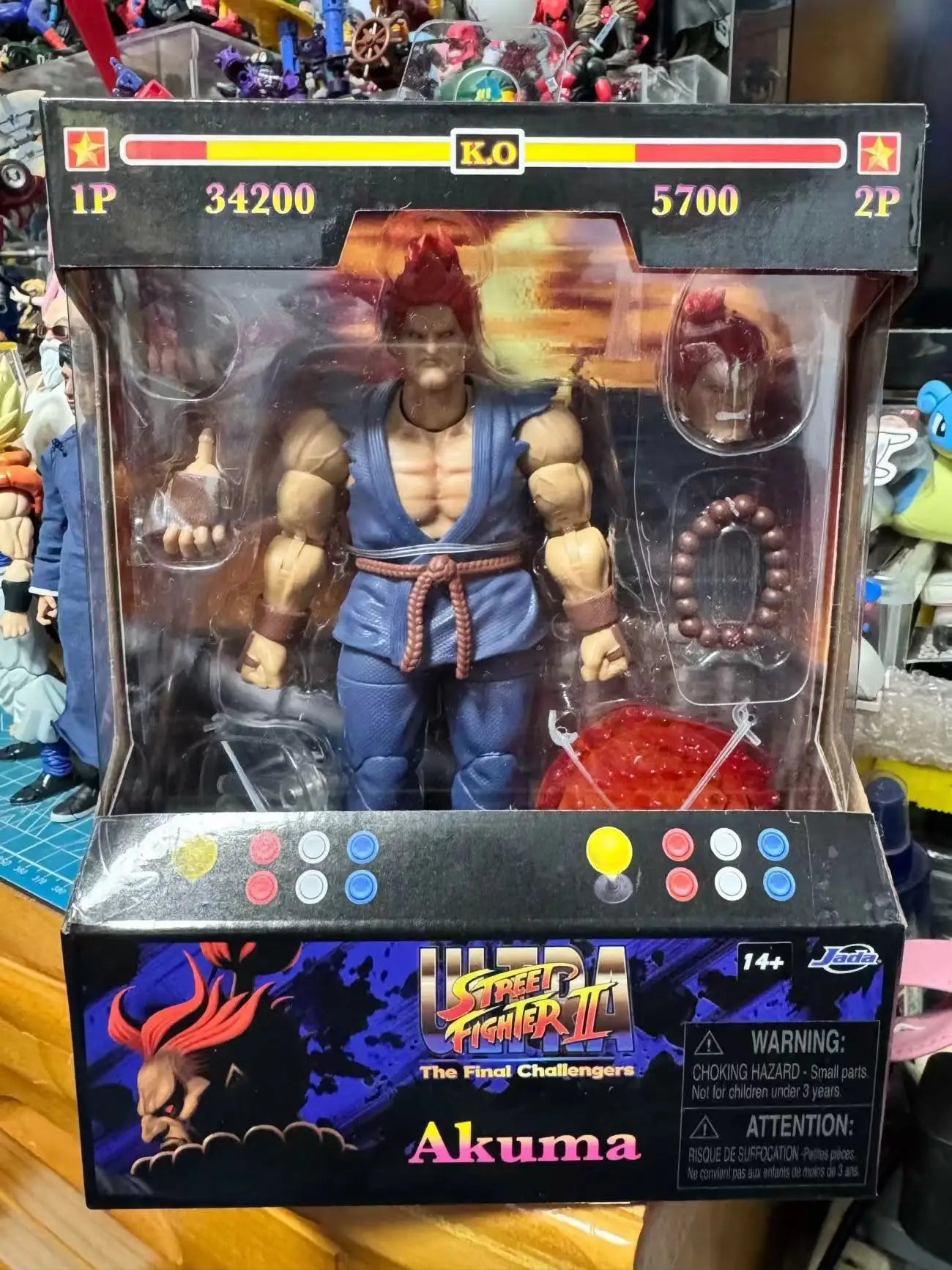 Jada Toys Ultra Street Fighter II Akuma Baison honda Violent Ken RYU Guile 6" Inch Action Figure Collectible Toy Gift In Stock