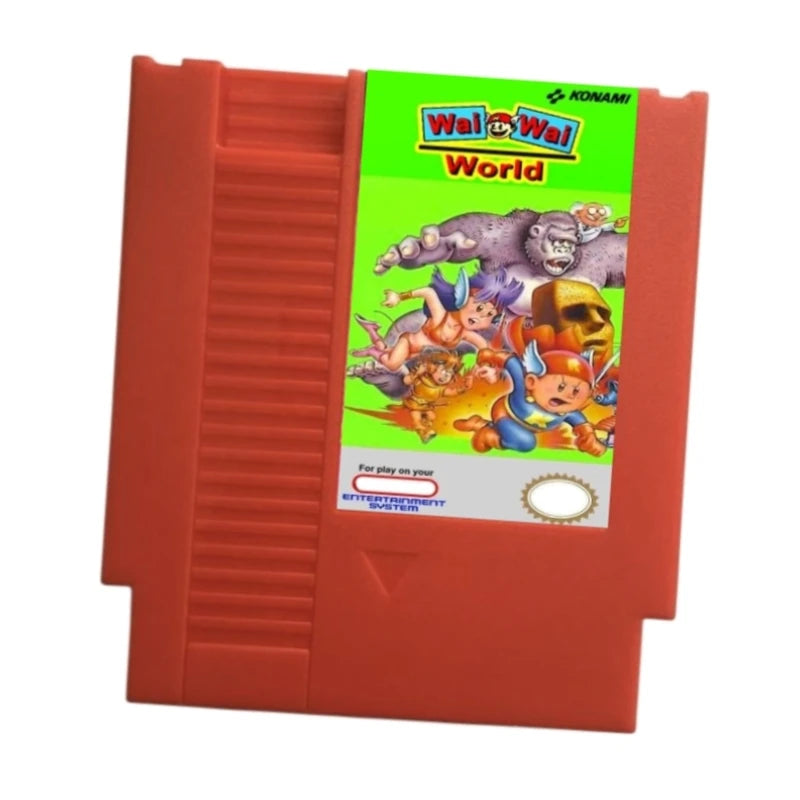 Wai Wai World English Game Cartridge for NES Console 72Pins Video Game Card